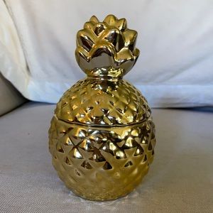 Gold Pineapple Candle